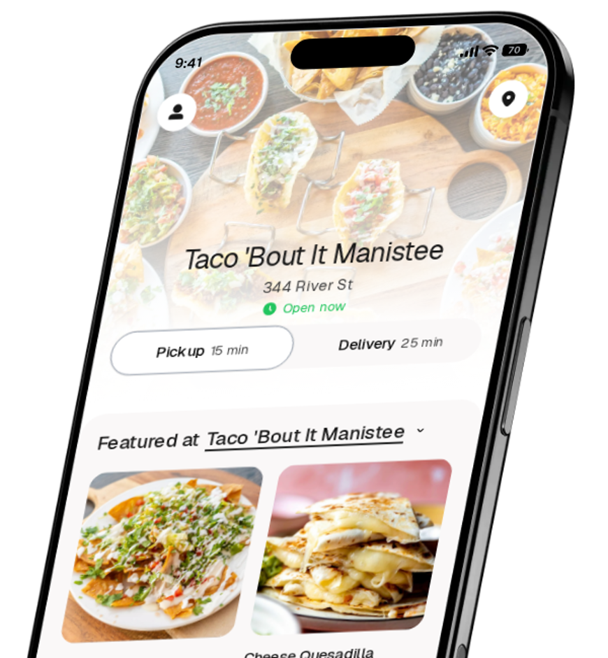 Taco 'Bout It Manistee app preview