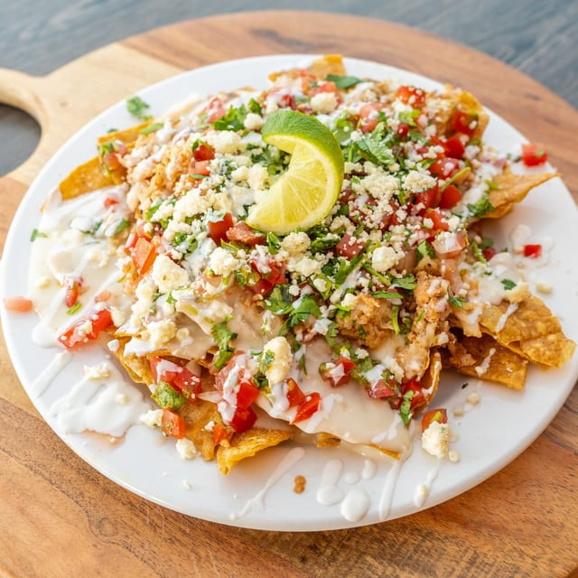 Seafood Nachos.